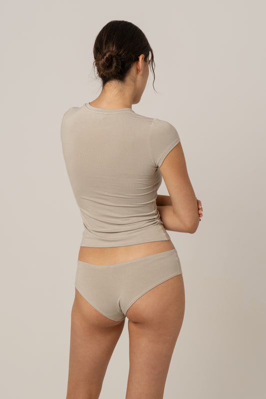 Second Skin Tee Beige